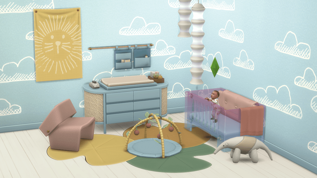 Галерея мода Набор для детской комнаты CRIB Infant Room #2